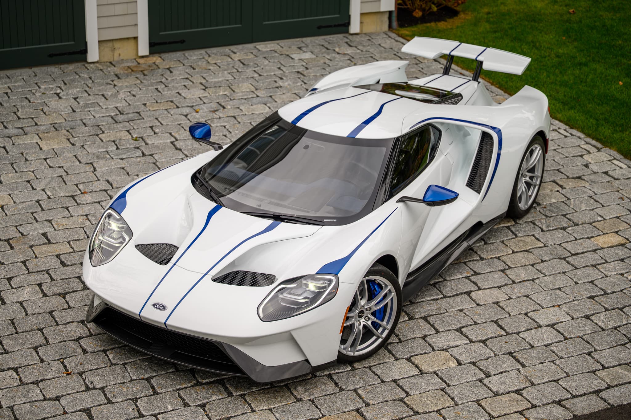 2021 Ford GT Studio Collection aerial view — Bring a Trailer White Glove photography